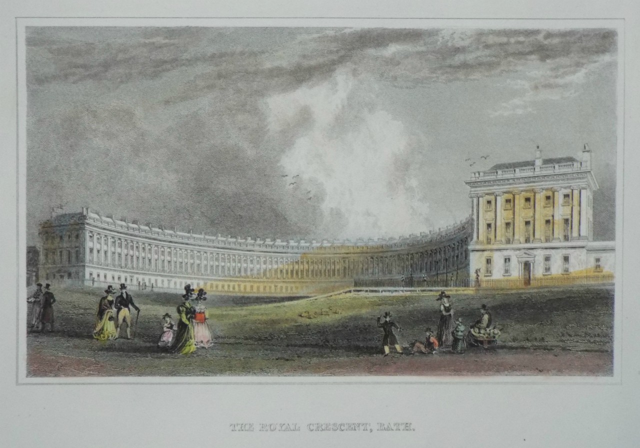 Print - The Royal Crescent, Bath.